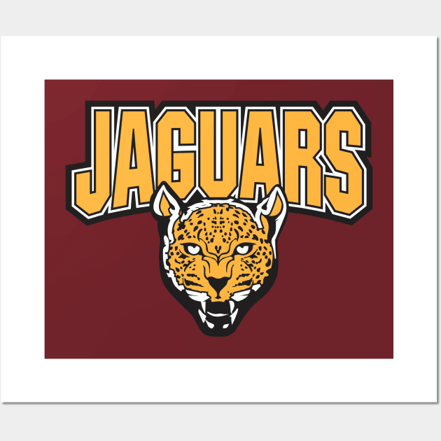 Jaguars Sports Logo Wall Art by DavesTees